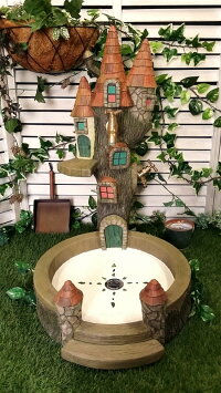 ★おとぎの国のツリーハウス立水栓柱・シンクセット