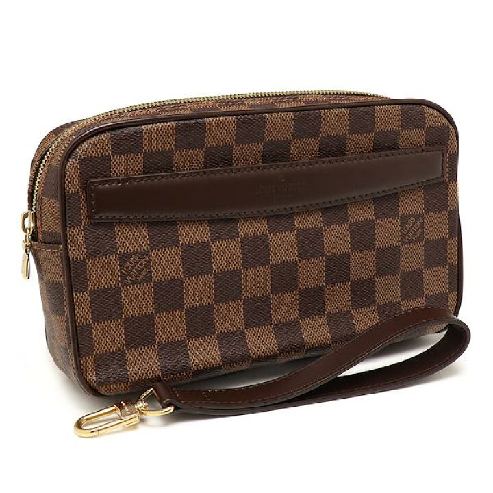 楽天市場】【中古】美品 ルイヴィトン ダミエ ポシェットサンポール 