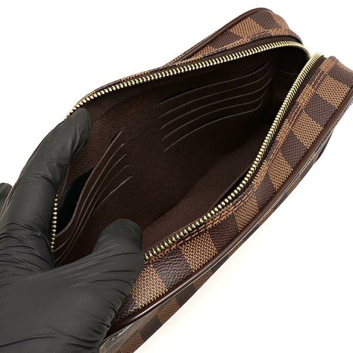 楽天市場】【中古】美品 ルイヴィトン ダミエ ポシェットサンポール 