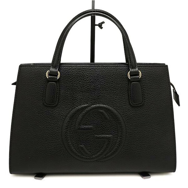 楽天市場】【中古】美品 グッチ ソーホー 431571 ハンドバッグ レザー 