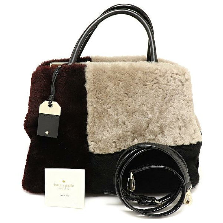 楽天市場】【中古】美品 ケイトスペード ファーバッグ 2WAYバッグ  