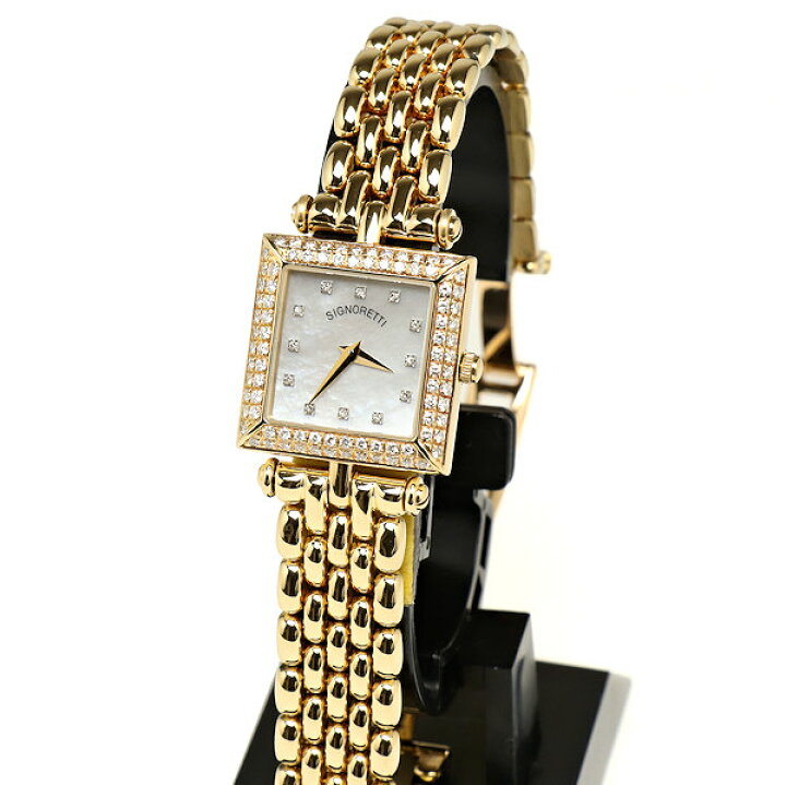 楽天市場】【中古】美品 シニョレッティ 金無垢 K18/750 ダイヤ シェル  