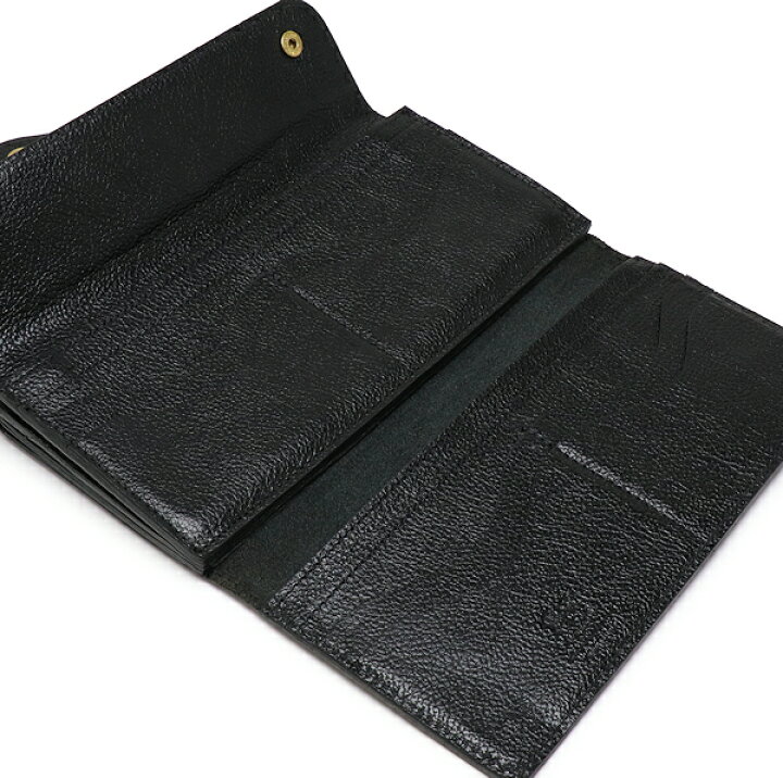 楽天市場】【中古】美品 イルビゾンテ 三つ折り長財布 レザー ブラック 