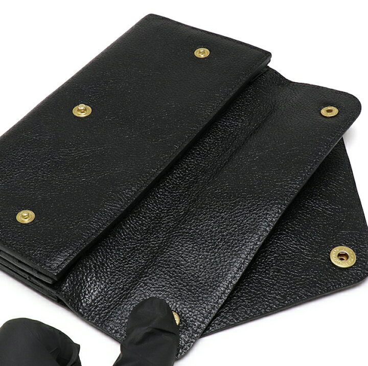 楽天市場】【中古】美品 イルビゾンテ 三つ折り長財布 レザー ブラック  