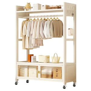�n���K�[���b�N ���[�h���[�u �R�[�g�n���K�[ �L���X�^�[�t�� ��100×���s34×����171cm �Y�f? PC �m�����b�N �z���C�g ���^����