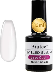 Biutee �x�[�X�R�[�g �F������ 15mL ��e�� UV/LED�Ή� �܋��� ���� �W�F���l�C���F�c�������� �����͂����͂ȃx�[�X��