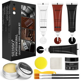 【ギフト応援SALE！10倍Px8％OFF】 レザー補修クリームキット 革補修クリーム SEISOO レザー補修キット 革キズ補修 保革 修復 補色 靴 補修 レザー 補修 ソファ補修 財布補修 ベルト補修 ブーツ補修 バッグ補修 レザーケア レザーリペアその他の革補修