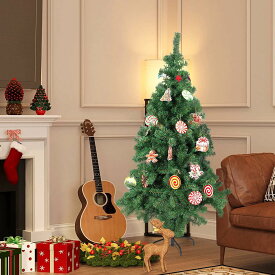 【季節の変わり応援8倍P&8%券付】 Cyfie クリスマスツリー ツリー 150cm クリスマスツリーセット オーナメントセット 簡単組立 イルミネーション スリム 北欧 おしゃれ christmas tree 贈り物 プレゼント 組立簡単 ショップ用 店舗用 法人用 かわいい キッズ