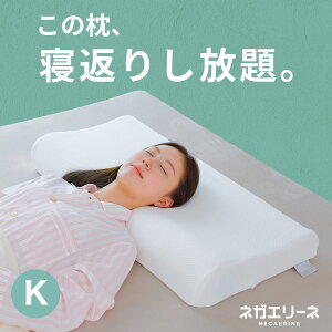 【楽天1位】ネガエリーネ (この枕、寝返りし放題。"寝返り"に特化した高反発ワイド枕) シングル セミダブル ダブル クイーン キング シリコンウレタン 洗える 熱がこもらない 蒸れない