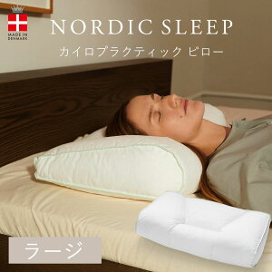 枕 ノルディックスリープ カイロプラクティック枕 (枕カバー付) アレルギーフリー素材のみを使用した、デンマーク生まれのふわふわ枕 【まくら 柔らかい 柔らかい枕 柔らか 柔らかめ 低