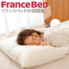 羽根枕 フランスベッド フェザーピロー 【合わせ買い限定】 ※当商品は、指定商品と同時に購入するための専用の買い物カゴ商品です。単品購入はできません。