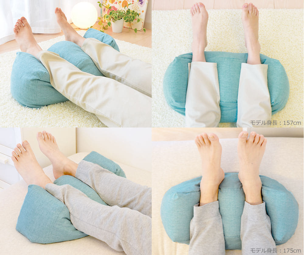 足枕 はじめての足枕 足枕 をはじめて使う人でも使いやすい！両足をふんわり優しく包むシンプルでスタンダードな 足用まくら 枕・抱き枕 