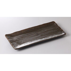 天目 四角 さんま皿 さんま サンマ 秋刀魚 秋刀魚皿 さんま皿 日本製 美濃焼 さんま皿 おしゃれ さんま皿 和食器 皿 プレート サンマ皿 さんま皿 長皿 角皿 焼き魚皿 串皿 刺身皿 寿司皿