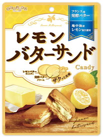 レモンバターサンドCandy キャンディ 65g×1袋【扇雀飴本舗】あめ　アメ