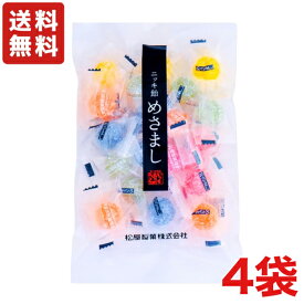 【送料無料】松屋製菓 ニッキ飴 めさまし キャンディー 150g ×4袋 個包装 マツヤ あめ 【メール便】