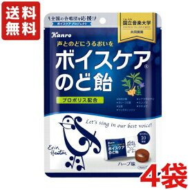 送料無料 カンロ ボイスケアのど飴 70g×4袋 メール便