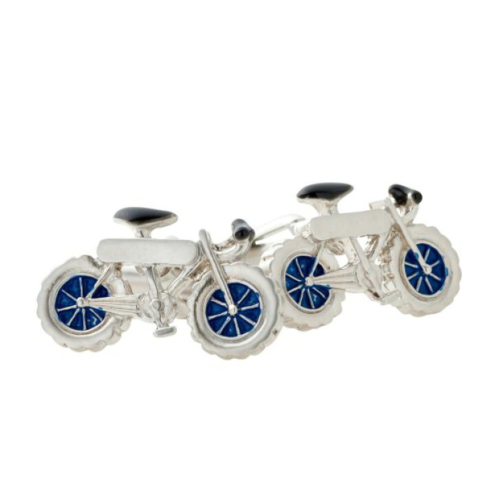 楽天市場 母の日 早割クーポン カフリンクス カフスボタン シルバーブルー 自転車 ギフト ブランド プレゼント おしゃれ カフス 男性 高級 彼氏 誕生日プレゼント 小物 送別会 Swank スワンク ワイシャツ専門店 Ozie オジエ