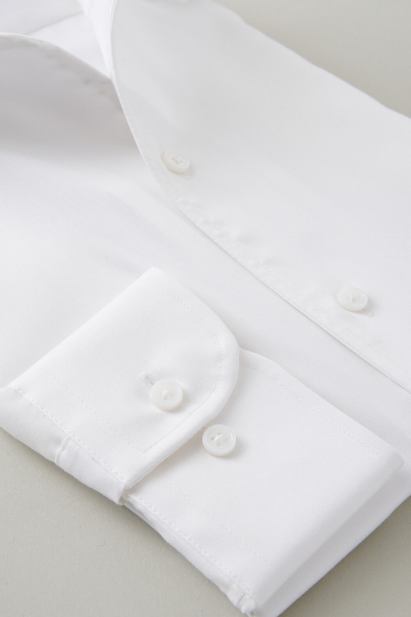 楽天市場】イタリアンカラーシャツ メンズ ドレスシャツ ワイシャツ 白 