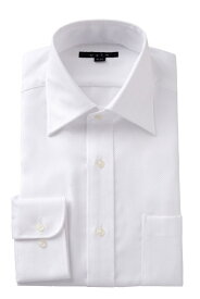 ドレスシャツ 長袖ワイシャツ ワイドカラー メンズ おしゃれ オシャレ Yシャツ ホワイト 白 | シャツ ビジネス トールサイズ 大きいサイズ カッターシャツ 無地 形態安定 プレミアムコットン ワイシャツ 高級 長袖シャツ 綿100% コットンシャツ