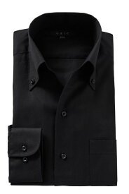 イタリアンカラー シャツ メンズ ドレスシャツ 高級 | ワイシャツ おしゃれ ビジネス ボタンダウンシャツ 長袖 トールサイズ カッターシャツ スキッパー Yシャツ 大きいサイズ 襟 の 高い ビジネスシャツ ボタンダウン ブラック 黒 紳士 ビジネスワイシャツ オックスフォード