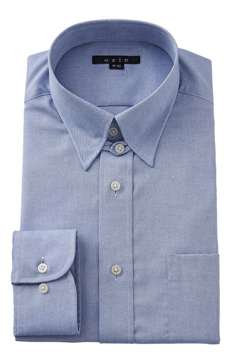 楽天市場 ドレスシャツ 長袖ワイシャツ シャツ メンズ ワイシャツ ブルー 青 タブカラー 長袖シャツ おしゃれ ビジネスシャツ カッターシャツ Y シャツ しわになりにくい オックスフォード 高級 メンズシャツ ビジネスワイシャツ長袖 紳士服 オシャレ ワイシャツ専門