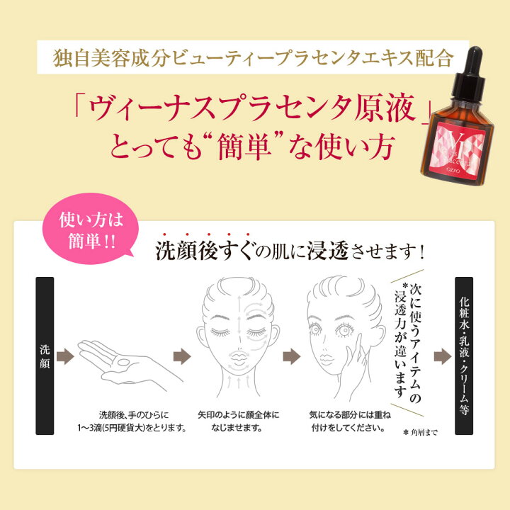 楽天市場】ヴィーナスプラセンタ原液 プラセンタ 原液 美容液 30mL 