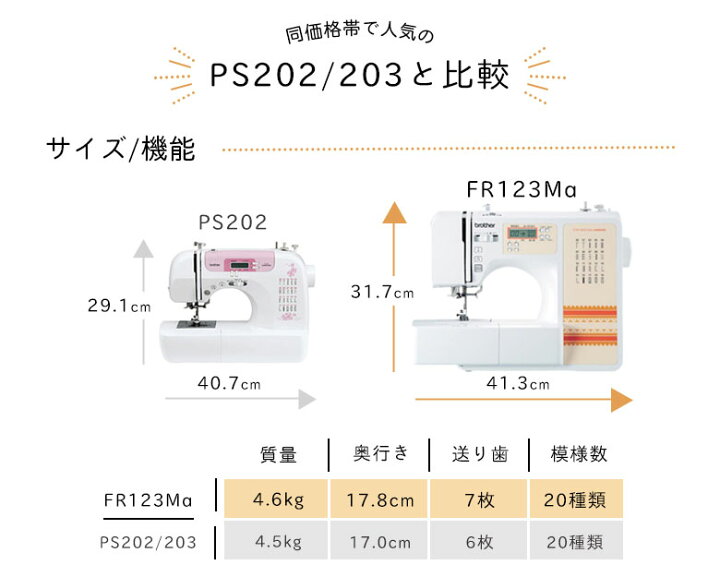 楽天市場】フットコントローラー付き！ブラザーコンピューターミシン  