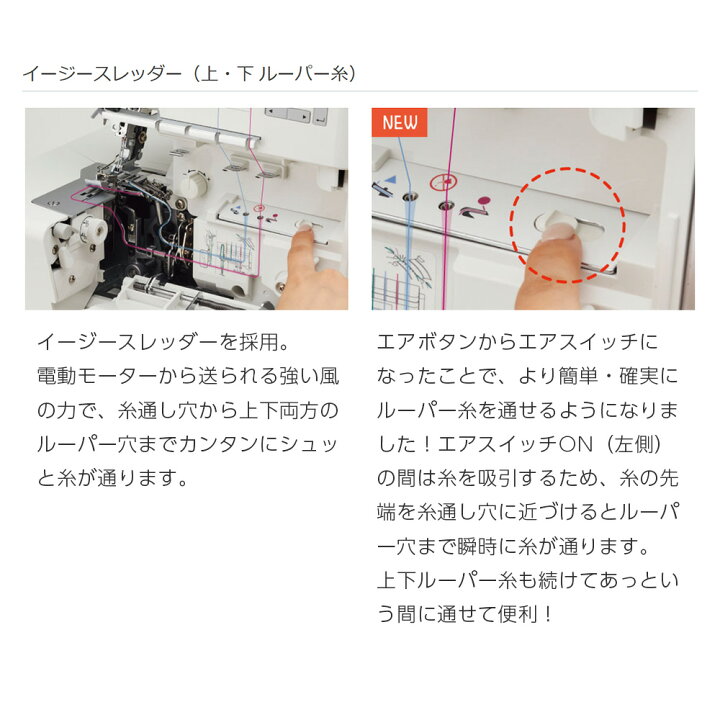 楽天市場】【P8倍！】ロックミシン 2本針4本糸 ジューキ(JUKI) MO-3000 