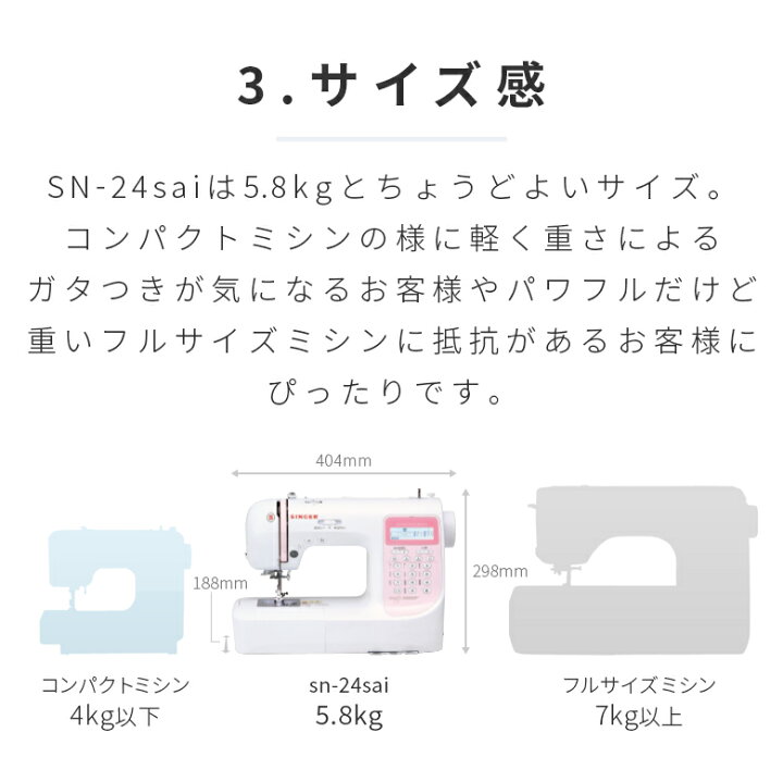 楽天市場】【P15％バック！5/2 10時まで！】シンガー コンピューター  