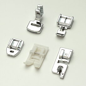 押え金5点セット ギャザー押え 片押え コンシールファスナー押え テフロン押え 三つ巻押え