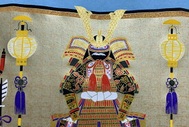 友禅紙総柄　中　鎧兜に鯉のぼり三段飾り　『兜飾り』　29