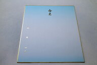 命名色紙　画仙ぼかし　水色（ブルー）