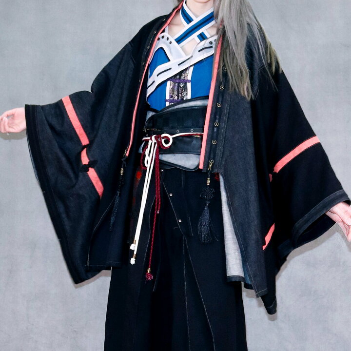 楽天市場】悪鬼討伐短羽織 黒色 ozzonjapan ozzoneste 和 トップス 