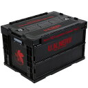 楽天市場 新日本プロレス グッズ 折りたたみコンテナ 新日 グッズ 蓋付き グッズ収納 収納ボックス ケース 三甲 コンテナボックス グッズパークneo