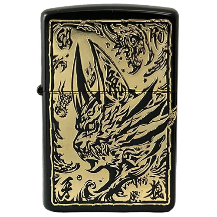 楽天市場】牙狼 GARO Zippo A柄 版画 ブラック グッズ ジッポ ライター 