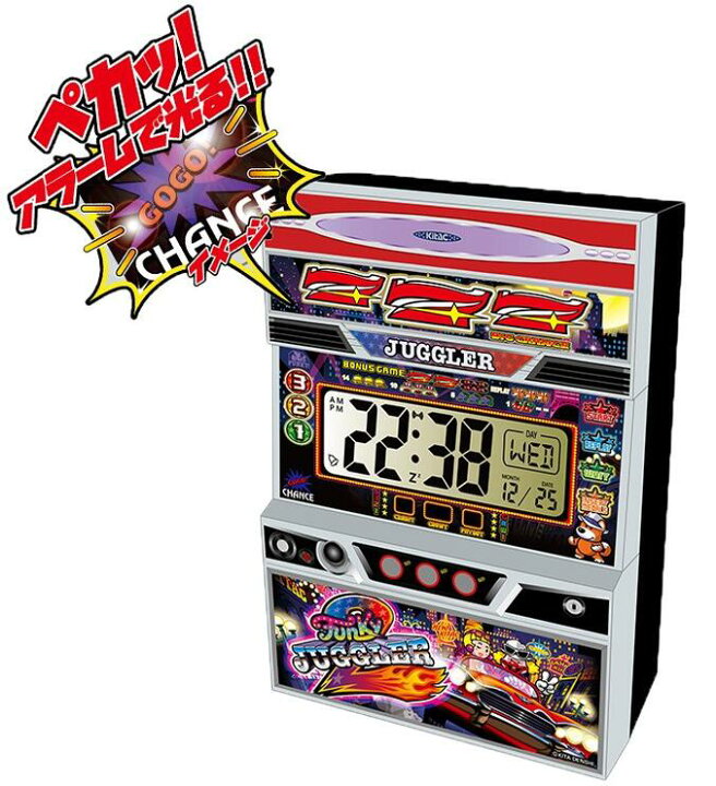 楽天市場】ジャグラースロットクロック5 ファンキージャグラー2 時計 