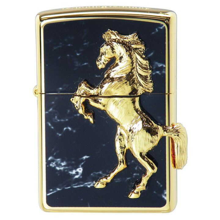楽天市場】ZIPPO ゴールドプレート ウイニング ウィニー ブラック 