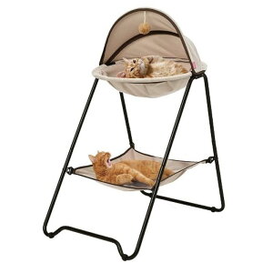 おしゃれな猫ベッド|マルカンにゃんこのラウンジベッド2段