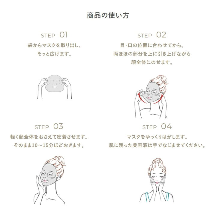 楽天市場 Sitrana公式 シトラナ シカグロウ エイジングケア マスク 4枚入り シートマスク 正規品 日本製 無添加 パラベン アルコール 鉱物油 合成香料 合成着色料 石油系合成界面活性剤フリー 年齢に応じたお手入れのこと パック プレミアアンチ