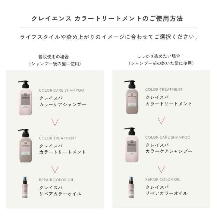 楽天市場】【clayence公式】クレイエンス シャンプー カラー 