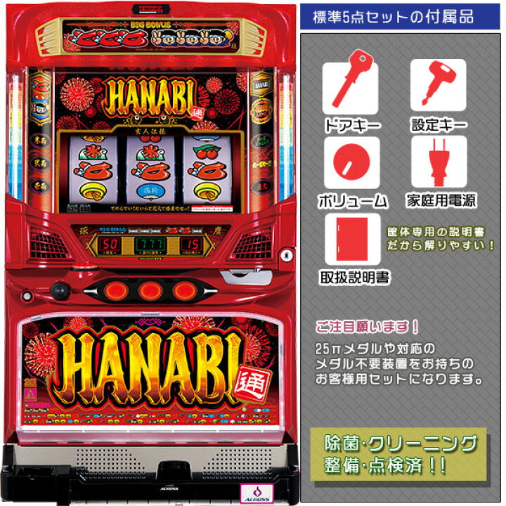 楽天市場】ハナビ通 標準5点セット（ドアキー・設定キー・音量調節 