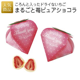 期間限定 プチギフト お菓子｜ まるごと苺ピュアショコラ 単品｜結婚式 2次会 徳用 業務用 販促品 記念品 個包装 お配り用 子供会 会社 企業 景品 イベント 退職 引越し お礼 感謝 ギフト チョコレート ホワイトチョコ ドライフルーツ