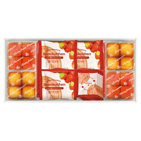 【P最大39倍+最大1000円OFFクーポン】ギフト お菓子｜あまおう苺バウムクーヘン&プチフィナンシェ ギフトボックス｜贈り物 お中元 お歳暮 喜ばれる 記念品 結婚祝い 内祝い お返し 御礼 挨拶 快気祝い プレゼント A114-046 FAO-30R