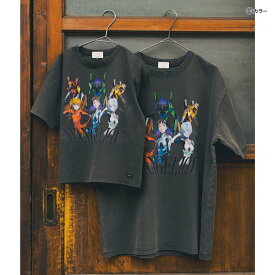 【★スーパーSALE★】【父の日対応】【メーカー価格5390円】F.O.KIDS エヴァンゲリオン 半袖Tシャツ EVANGELION コラボ キャラクター プリント レディース メンズ 大人サイズ ジュニアサイズ 夏 綿100% ネルフ アニメ 半袖 Tシャツ トップス エフオーキッズ R307955
