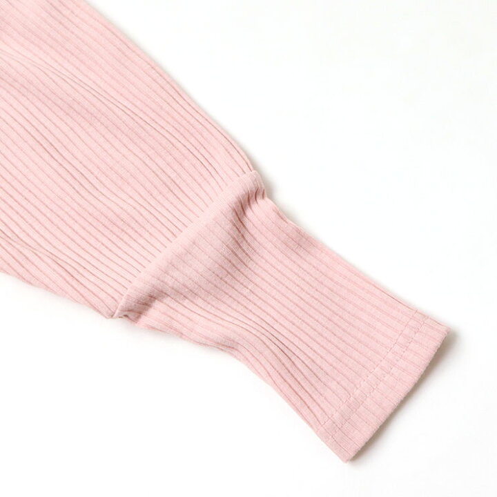 楽天市場】長袖リブTシャツ ハートモチーフ 女の子 キッズ 春秋冬 長袖 
