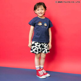 ☆お好み福袋2点2200円☆ 不二家コラボ 半袖Tシャツ 女の子 男の子 ペコちゃん ポコちゃん フェルトアップリケ アイスモチーフ キッズ 子供服 夏 綿100% キャラクター トップス seraph セラフ S407015【メーカー価格3190円】