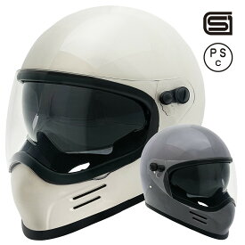 【11日まで★最大￥1000オフクーポン】【 ￥3300 シールドプレゼント】フルフェイス ヘルメット「MT1」インナーバイザー 付き バイク 全排気量対応 レトロ フューチャー 族ヘル ビンテージ ネオ クラシック スクランブラー おしゃれ GB350 レブル XSR900