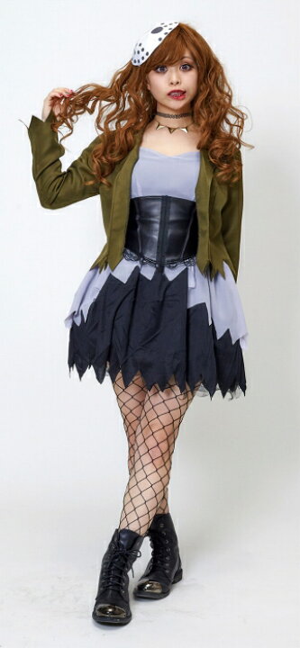 最安値挑戦中 ホラーレディ ホラー コスプレ コスチューム 大人女性用 レディース 衣装 ホラー ハロウィン イベント 仮装 839499 HB パーティグッズ・クラッカーカネコ