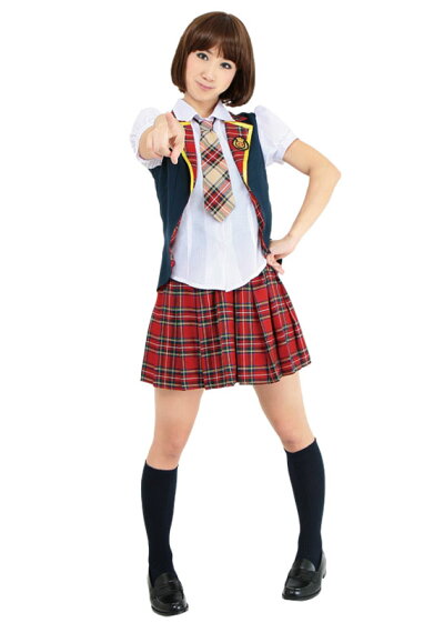 アイドル制服ユニットBLadies【キーワード:AKB48・AKIBA・アキバ・女子高生コスチューム・コスプレ・仮装グッズ・衣装】【837695】