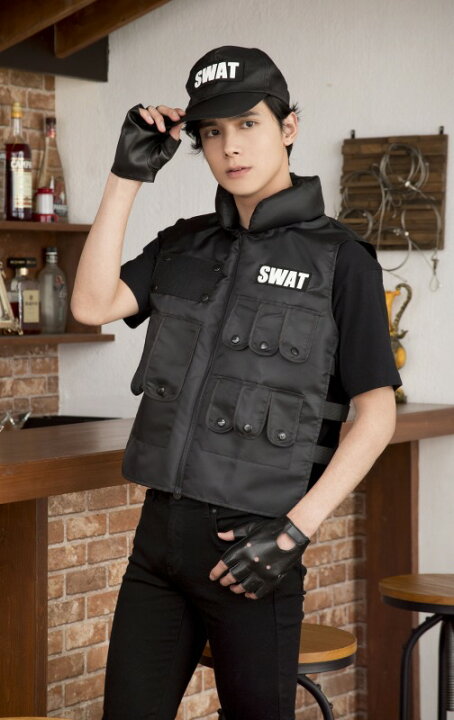 楽天市場】[ハロウィン コスプレ] スピードスワット [SWAT コスプレ 